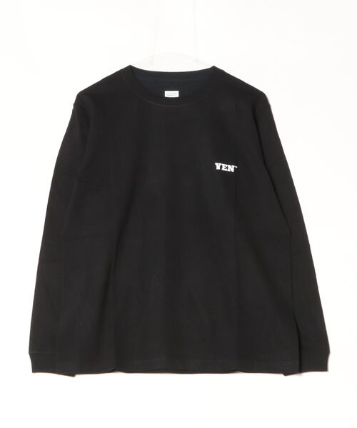 YEN TOWN MARKET tシャツ YEN スモール ロゴ ロングスリーブ Tシャツ