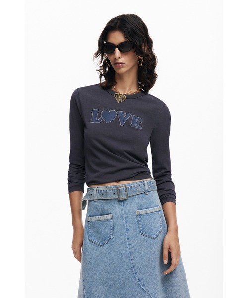 CARLA Tシャツロングスリーブ Desigual tシャツ CARLA Tシャツロングスリーブ レディース