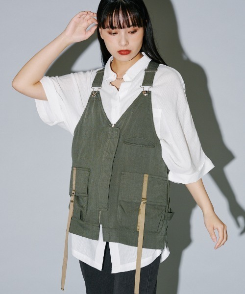 ベスト ジレ タクティカルベスト レディース