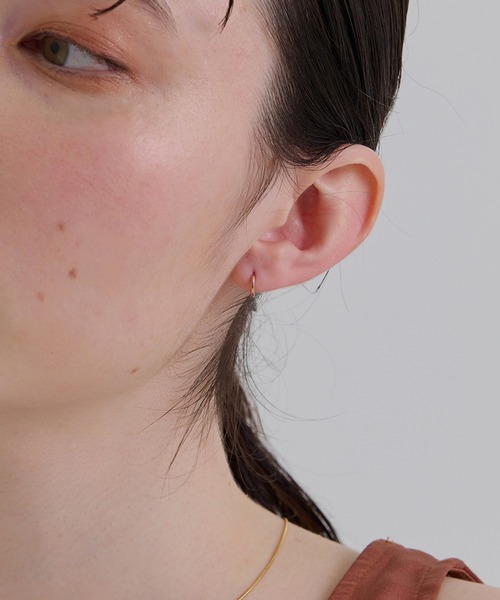 Phoebe（フィービー） ピアス 「金属アレルギー対応」ミニフープピアス