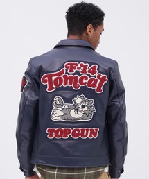 革ジャン ライダース LEATHER JACKET TOMCAT / レザー ジャケット トムキャット / AVIREX / アヴィレックス メンズ｜ZOZOTOWN Yahoo!店