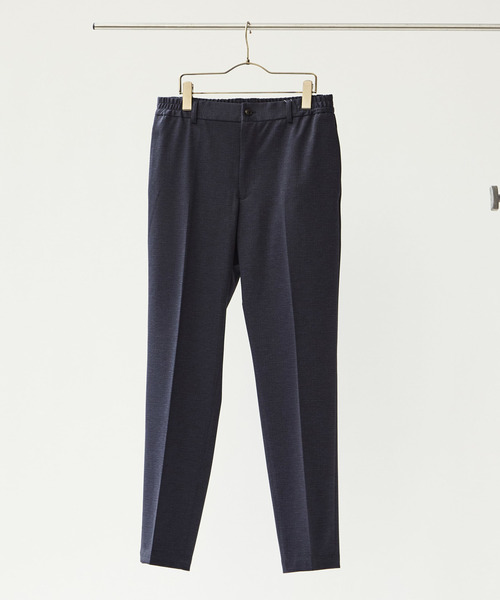 MEN'S MELROSE スラックス ウーリーダブルニットコンフォートパンツ
