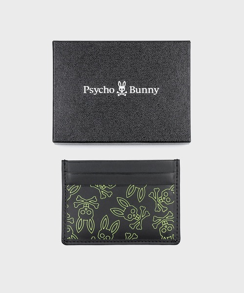 Psycho Bunny（サイコバニー） カードケース 黄色バニーロゴ カード