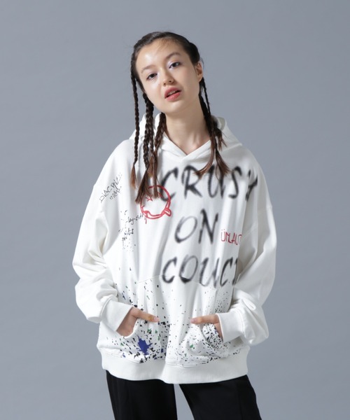 パーカー 「WEB＆限定」UMLAUT/ウムラウト/SWEAT HOODIE C レディース メンズ L.H.P パーカー 「WEB＆DEPOT限定」UMLAUT/ウムラウト/SWEAT