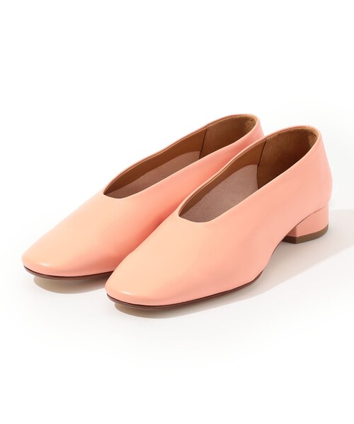 パンプス ミュール Aeyde DELIA ナッパレザー ローヒールパンプスの画像
