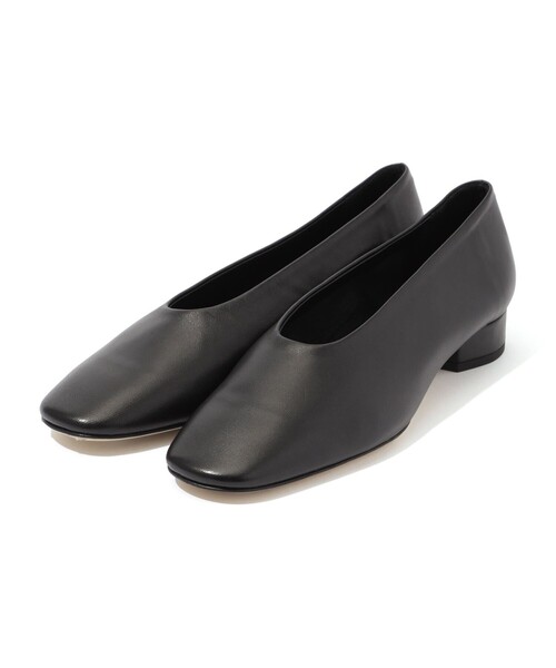 パンプス ミュール Aeyde DELIA ナッパレザー ローヒールパンプスの画像