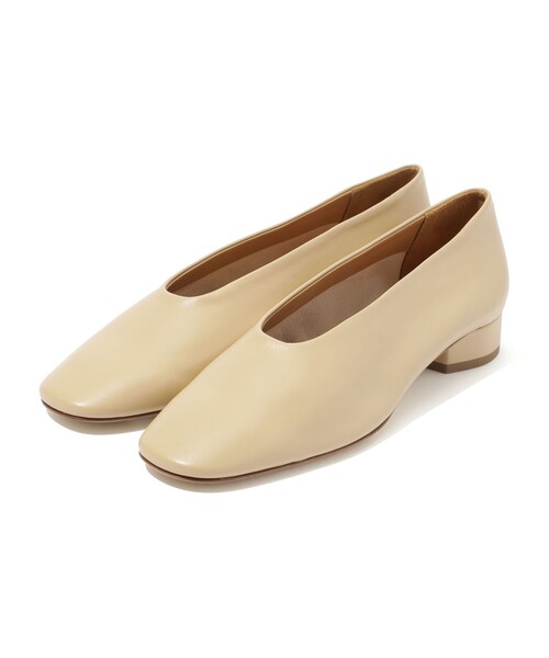 パンプス ミュール Aeyde DELIA ナッパレザー ローヒールパンプスの画像