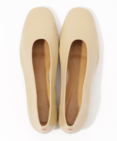 パンプス ミュール Aeyde DELIA ナッパレザー ローヒールパンプスの画像
