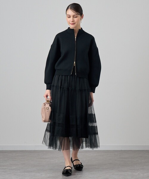 国内外の人気が集結 ANAYI ブルゾン アウター スーパーメリノジップブルゾン ジャケット・アウター
