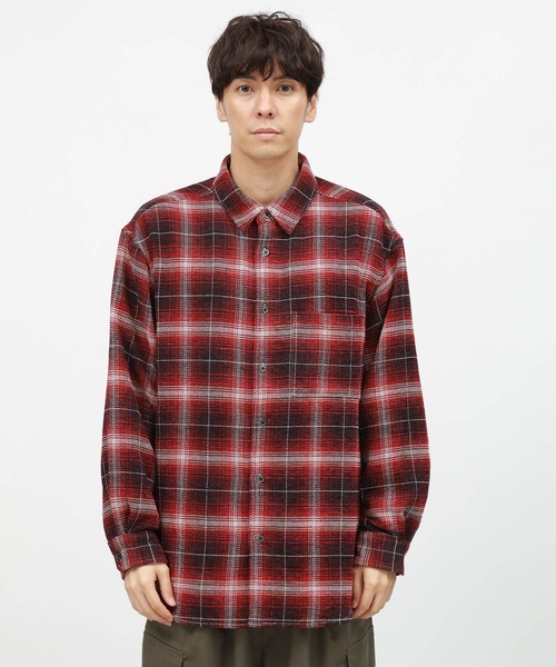 LAKOLE（ラコレ） シャツ モールチェックシャツ長袖 / 145342 メンズ