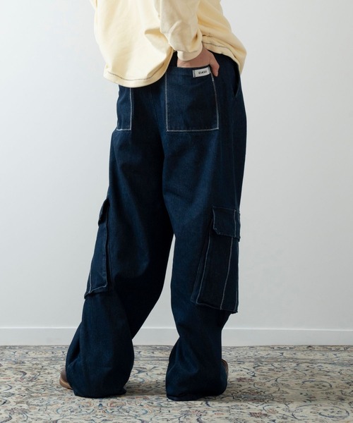 CIASU ギザステッチカーゴデニム 新品未使用  mサイズ CIASU ジーンズ Giza Stitch Cargo Denim / ギザステッチカーゴ