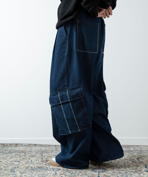 CIASU ジーンズ Giza Stitch Cargo Denim / ギザステッチカーゴデニム