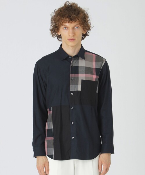 black label crestbridge シャツ型ジャケット BLACK LABEL CRESTBRIDGE ナイロンジャケット 「BLACK.lab」Octa