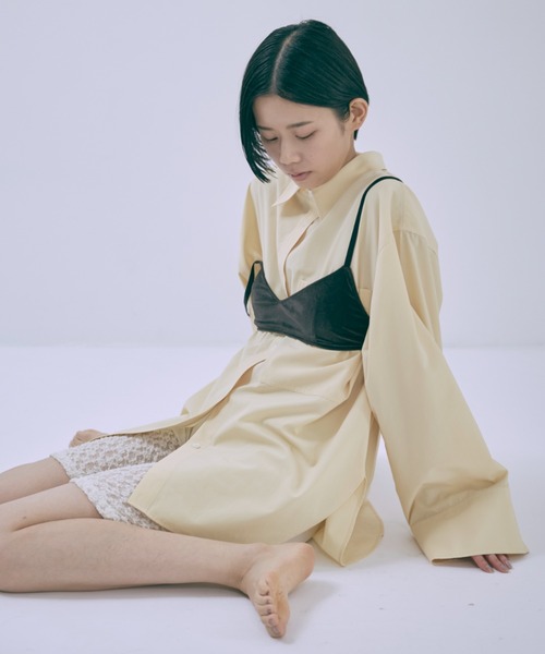 ブラウス シャツ Basic Oversized Shirt レディース