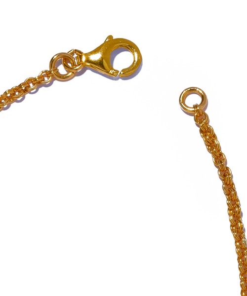 ネックレス 「quip queint」glister triangle necklace/グリスタ トライアングル ネックレス レディースの画像