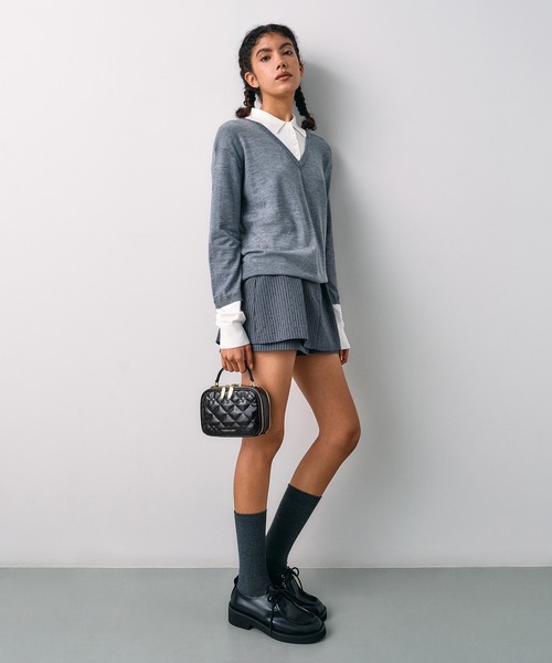 CHARLES ＆ KEITH ショルダーバッグ バッグ Duo ドゥオ キルトバニティ 