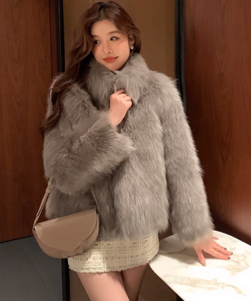 miniministore（ミニミニストア） ブルゾン アウター フェイクファー