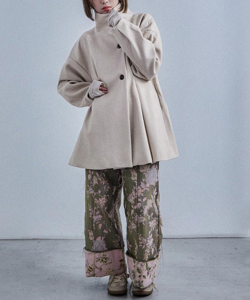 Fashion Letter（ファッションレター） ピーコート pコート スタンド