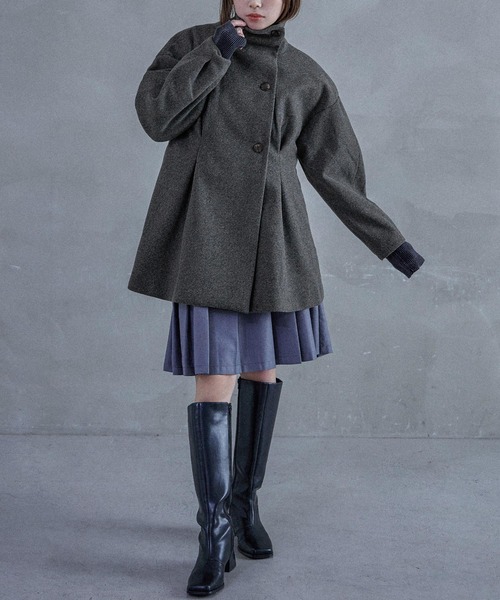 Fashion Letter（ファッションレター） ピーコート pコート スタンド