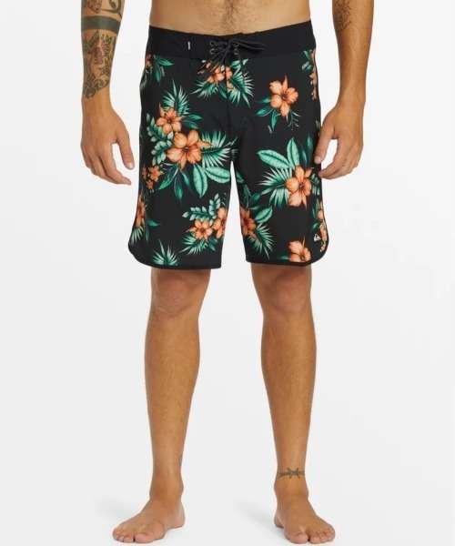 Quiksilver 水着 SURFSILK HAWAII SHOR/クイックシルバー総柄