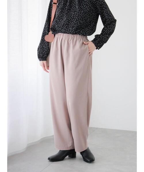 Te chichi TERRASSE パンツ イージーストレートパンツ レディース