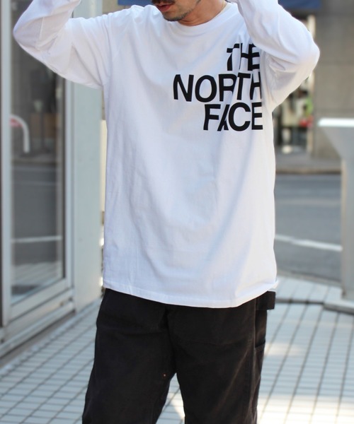 THE NORTH FACE tシャツ 「THE FACE」ノースフェイス M L/S