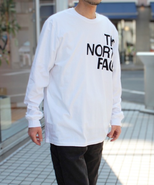 THE NORTH FACE tシャツ 「THE FACE」ノースフェイス M L/S