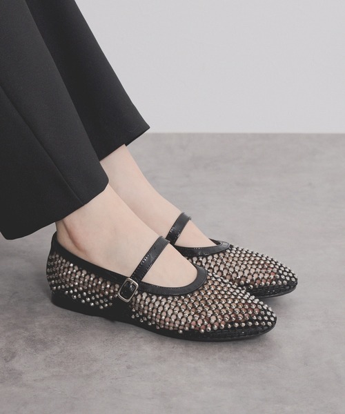 NICAL パンプス 「NICAL」ラインストーン付きメッシュパンプス/554110