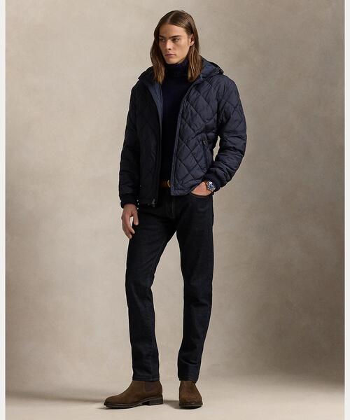 POLO RALPH LAUREN ダウンジャケット ダウン キルテッド フーデッド  