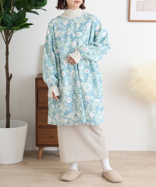 ハンドメイド　ロングかっぽう着 和柄ロング丈かっぽう着 通販【ニッセン】