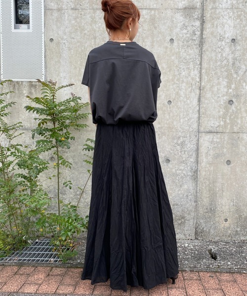 【美品】mizuiro ind ボリュームフレアロングスカート mizuiroind スカート 「mizuiro ind/ミズイロインド
