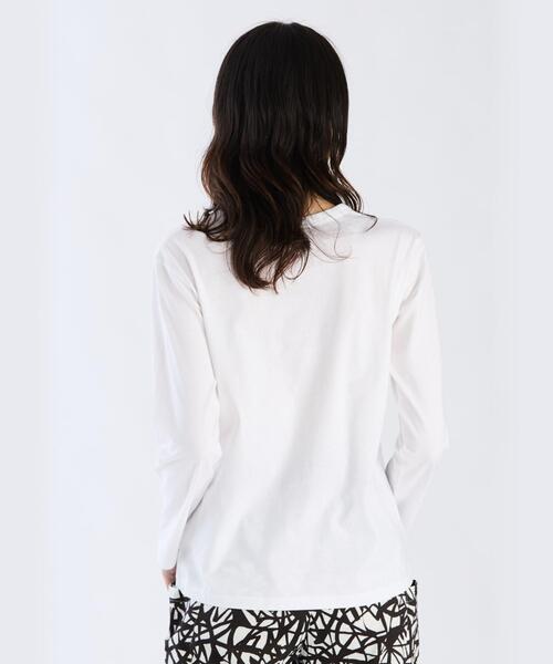 agnes b.（アニエスベー） tシャツ アイコニック プリント コットン