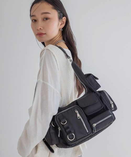 JEANASIS ポケットワンショルダーBAG マルチポケットワンショルダーBAG【一部カラー限定特別価格