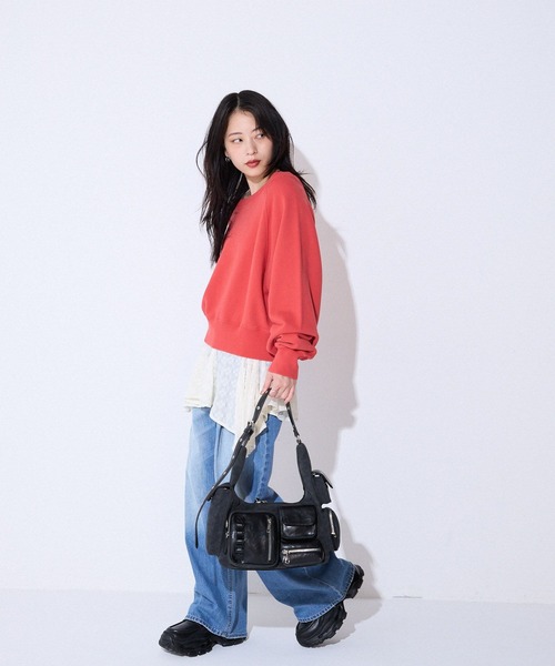 JEANASIS ショルダーバッグ バッグ マルチポケットワン