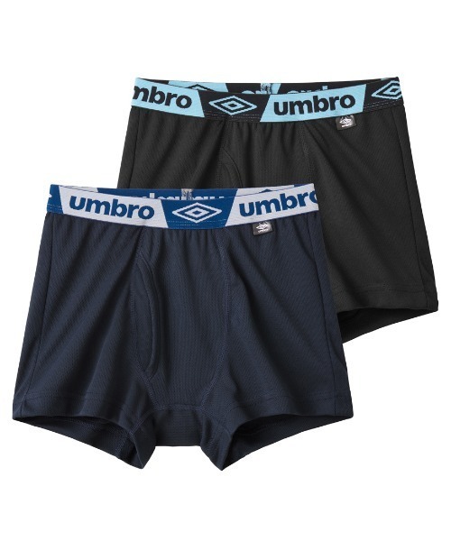 ょう出品 umbro ボクサーパンツ umbro/アンブロ ブランドロゴ 2枚組