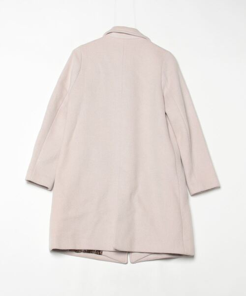 「NIMES」 チェスターコート 2 ピンク レディース_画像2