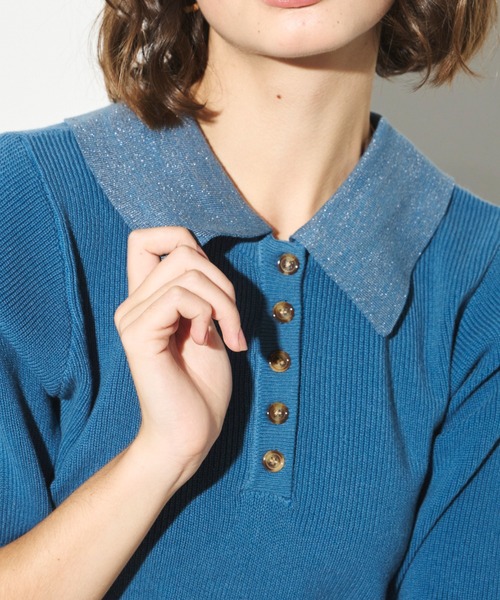 Theory CLASSIC ペプラムサマーニット Theory CLASSIC ペプラムサマーニット トップス