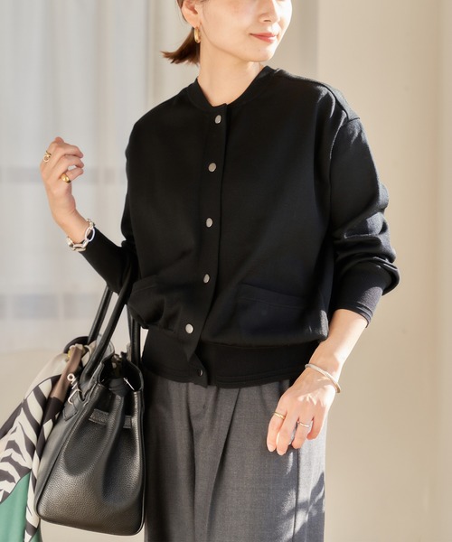 journal standard l黒ニットカーディガン