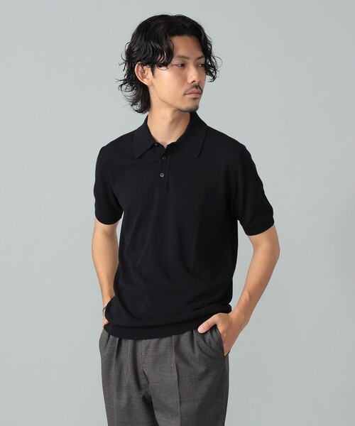 ロロピアーナ　上質コットン　ポロシャツ　メンズ50 メンズ ポロシャツ&Tシャツ | Loro Piana