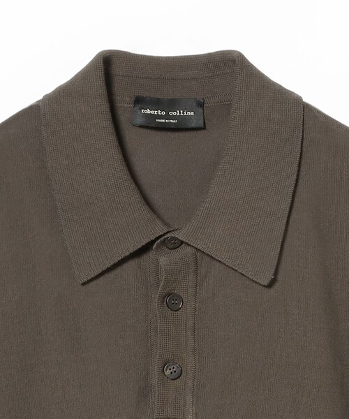 ROBERTO COLLINA ポロシャツ / コットン ニットポロシャツ