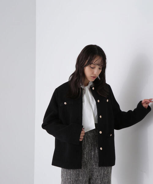 NATURAL BEAUTY BASIC ジャケット 楽天市場】｜Oggi6月号/5月号掲載｜ノーカラージャケット NATURAL