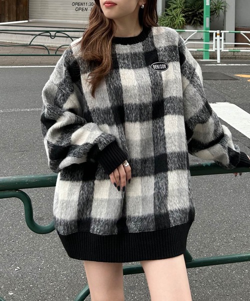 「INGNI」 長袖ニット M ブラック レディース_画像2