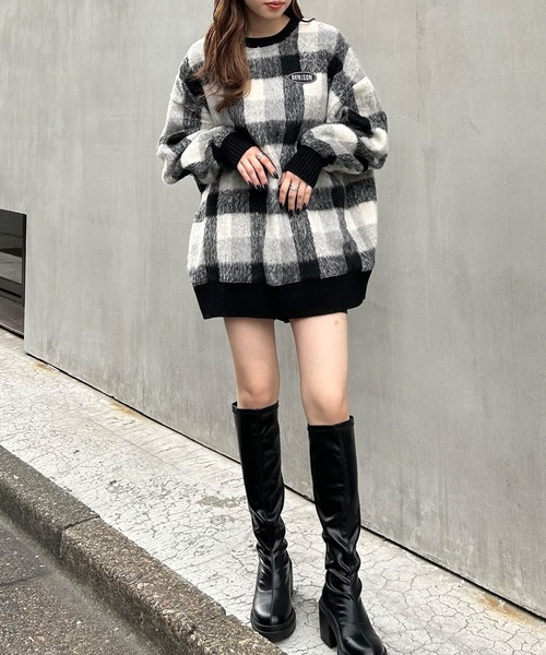 「INGNI」 長袖ニット M ブラック レディース_画像6