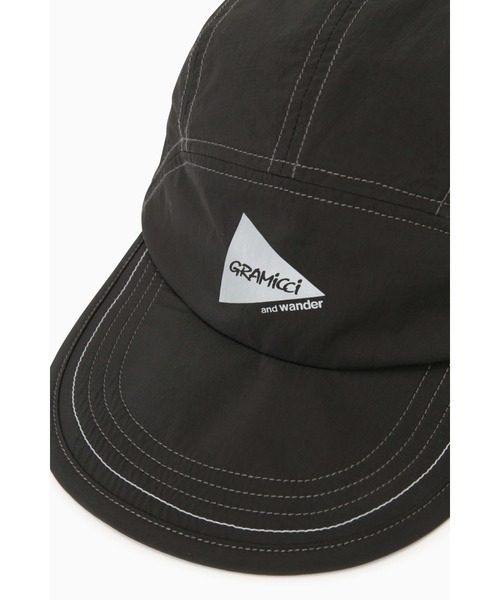 キャップ UNISEX Sunshade Nylon Ball Cap Black GRAMICCI AND WANDER Brushed Nylon Sunshade Cap - Black | THEROOM