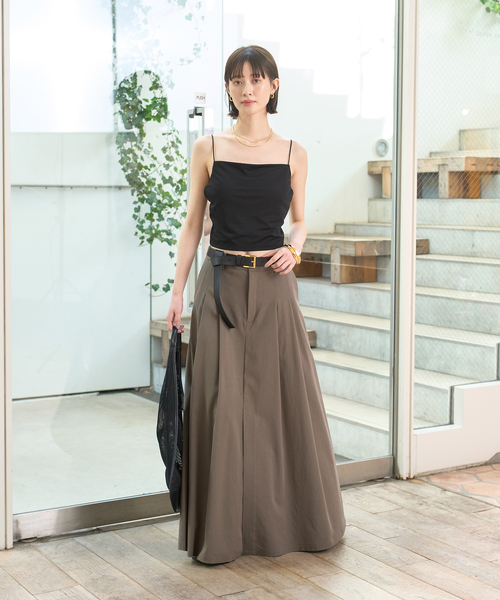 ②【新品◇フランス製】アンボワーズ レザーロングベルト 85 M