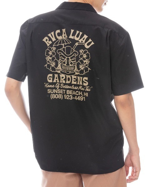 RVCA シャツ メンズ GARDENS SH 半袖シャツ 「2025年春夏モデル