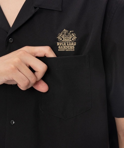 RVCA シャツ メンズ GARDENS SH 半袖シャツ 「2025年春夏モデル