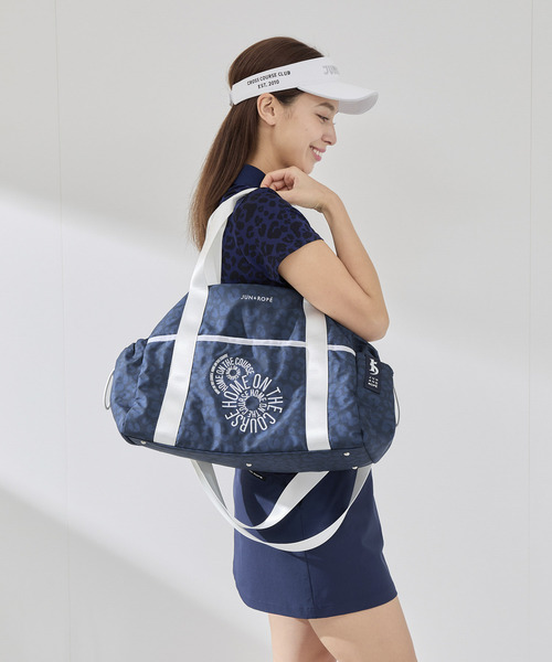 ジュン＆ロぺ（JUN&ROPE’）/アニマルプリントボストンバッグ JUN&ROPE'（ジュンアンドロペ） ボストンバッグ アニマルプリント