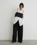 ベスト ジレ バックボタンビスチェ レディースの詳細画像2