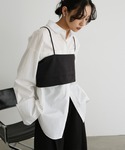 ベスト ジレ バックボタンビスチェ レディースの詳細画像3